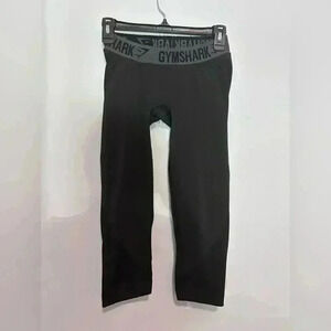 Gymshark Leggings Womens  Black Compression Activewear Gym sz S